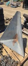 METAL AUGER HOPPER FOR SMALL GRAIN AUGER