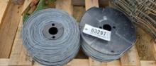 (2) LARGE FULL ROLLS ELECTRIC FENCE WIRE