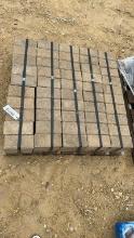 PALLET OF 4 X 8 RETAINING WALL BLOCKS