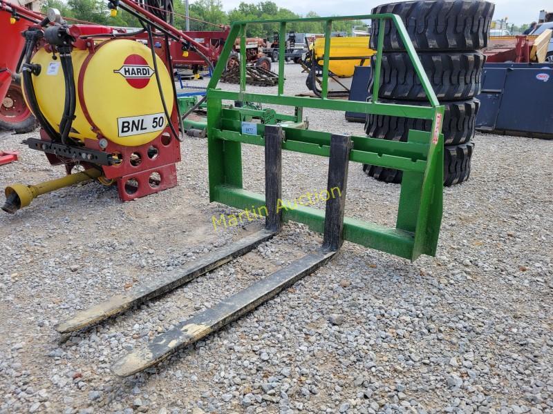 Kivel 48" Pallet Fork Attachment for John Deere