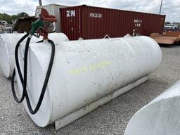 1000 Gallon Single Wall Fuel Tank with Pump