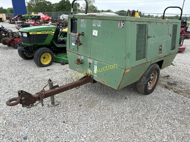 Sullair Portable Compressor 185cfm, Jd 4 Cycle +