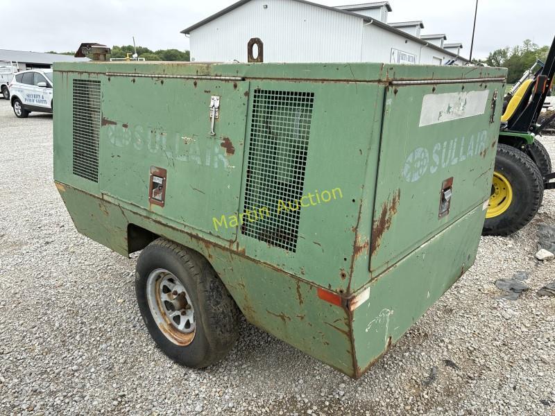 Sullair Portable Compressor 185cfm, Jd 4 Cycle +