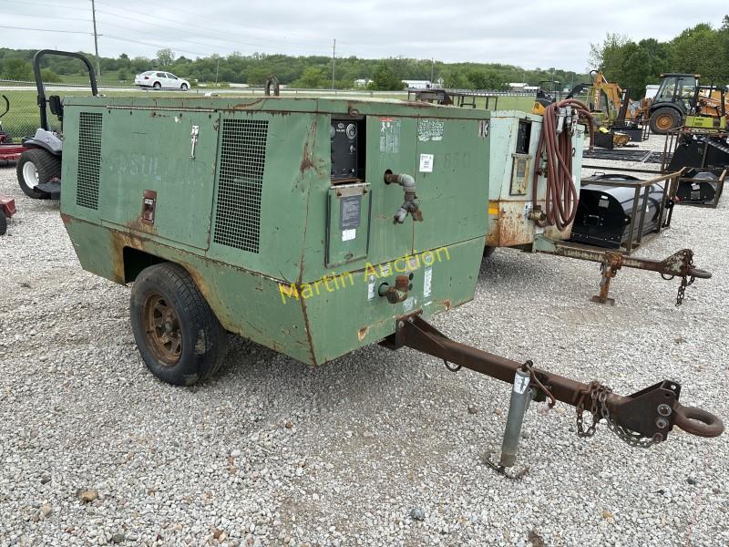 Sullair Portable Compressor 185cfm, Jd 4 Cycle +