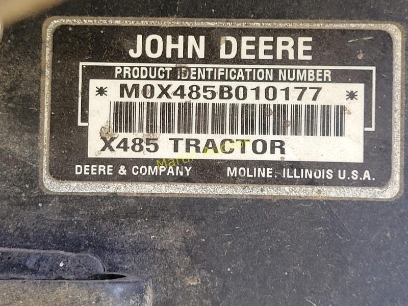 John Deere X485