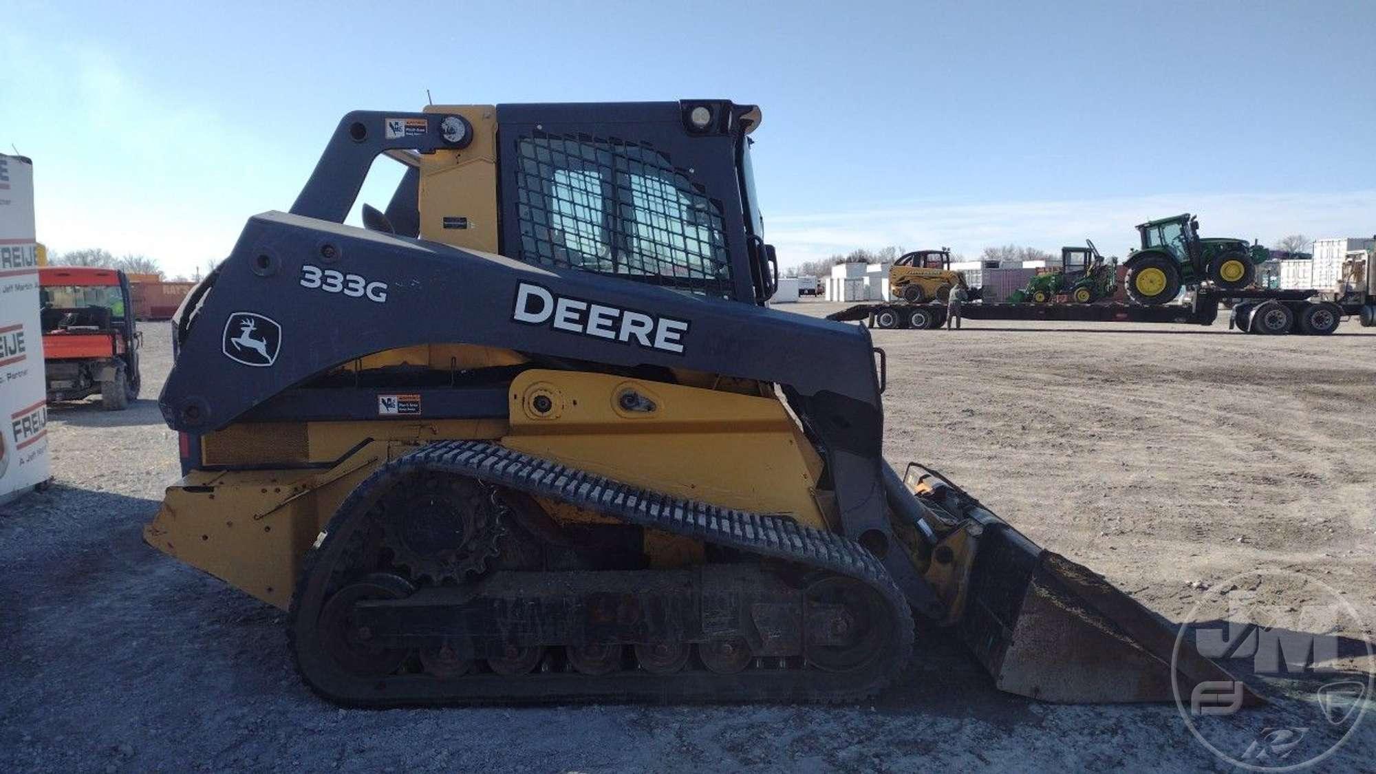 2017 DEERE MODEL 333G MULTI TERRAIN LOADER SN: 1T0333GKCHF314697