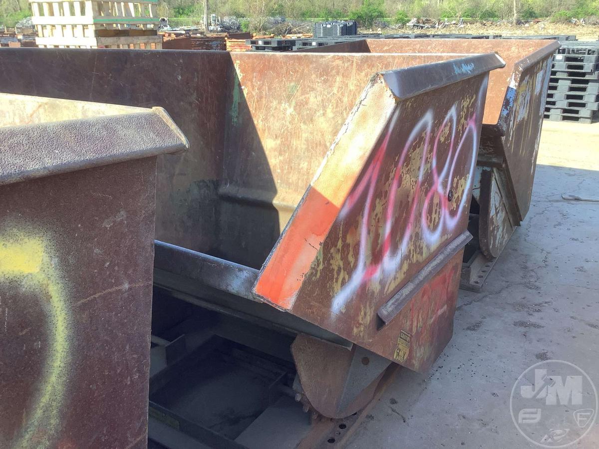 USED HEAVY DUTY 3 CY CAPACITY DUMPING HOPPER