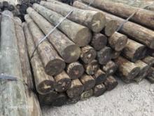 8’...... TREATED WOOD FENCE POST, QTY OF 24 PER BUNDLE