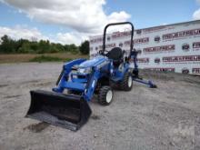 NEW HOLLAND 25S 4X4 TRACTOR W/ LOADER SN: LSM0W25SEN0019524