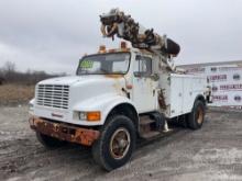 1990 INTERNATIONAL 4900 S/A DIGGER DERRICK TRUCK VIN: 1HTSDTVR9LH244485