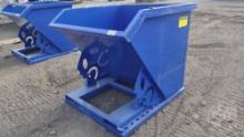 UNUSED STANDARD DUTY 1 CY CAPACITY DUMPING HOPPER