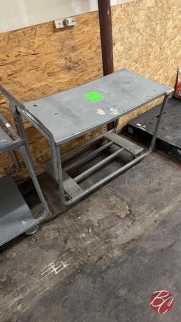 Aluminum Stock Cart W/ Casters