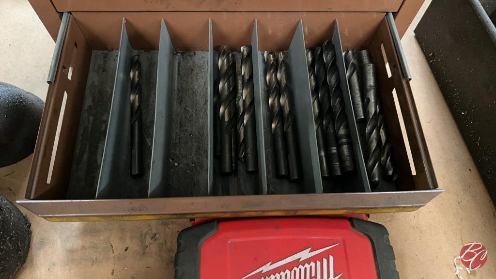 Lawson Products Drill Bits W/ Tool Box (Vary Sizes