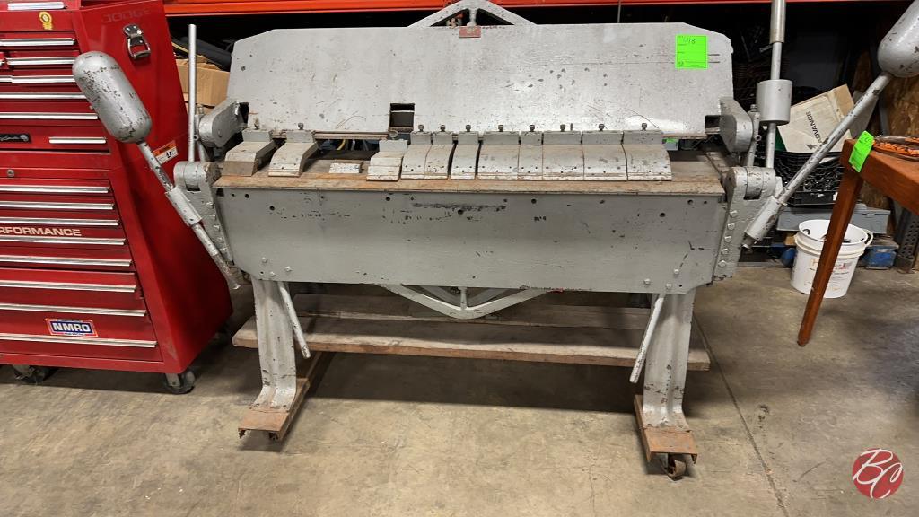 Chicago Steel Bending Brake Size:35 Serial# 49122