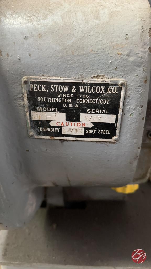 Peck, Stow & Wilcox Co. 416-F Slip Roll Former