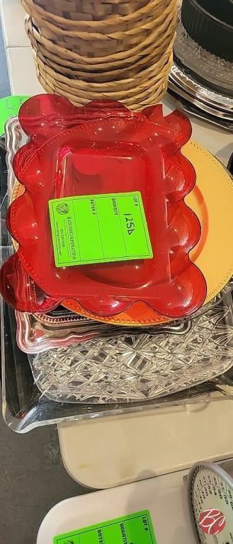 Misc Plastic Serving Trays