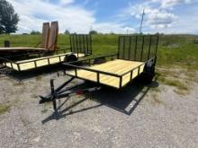 2024 TOP TIER 6.5’ X 12’ SINGLE AXLE TRAILER