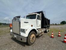 1986 KENWORTH W900 TANDEM AXLE DUMP TRUCK