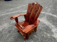 RED CEDAR GLIDER CHAIR