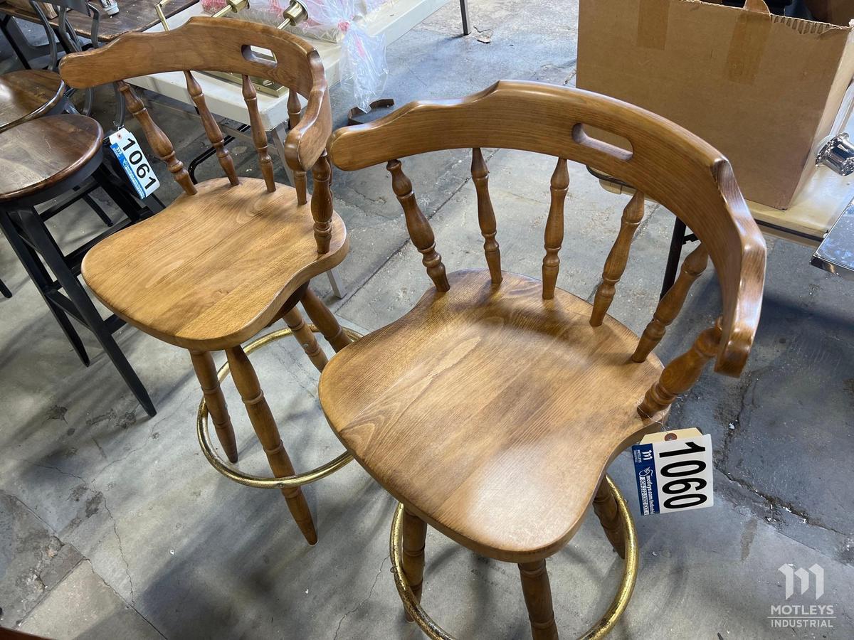 2 Wooden Stools