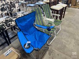 2 Beach Chairs and 1 Camping Chair