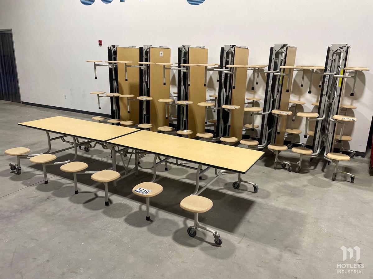 Mobile Folding Cafeteria Table