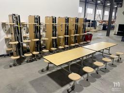 Mobile Folding Cafeteria Table