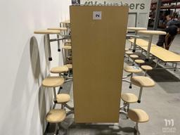 Mobile Folding Cafeteria Table