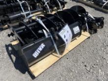 2024 Set of 9 MIVA Mini Excavator Attachments