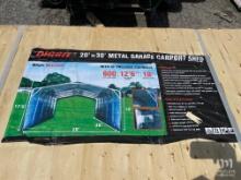 Diggit MSC2030F 20'x30' Metal Garage Carport Shed