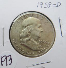 1959-D Franklin Half Dollar