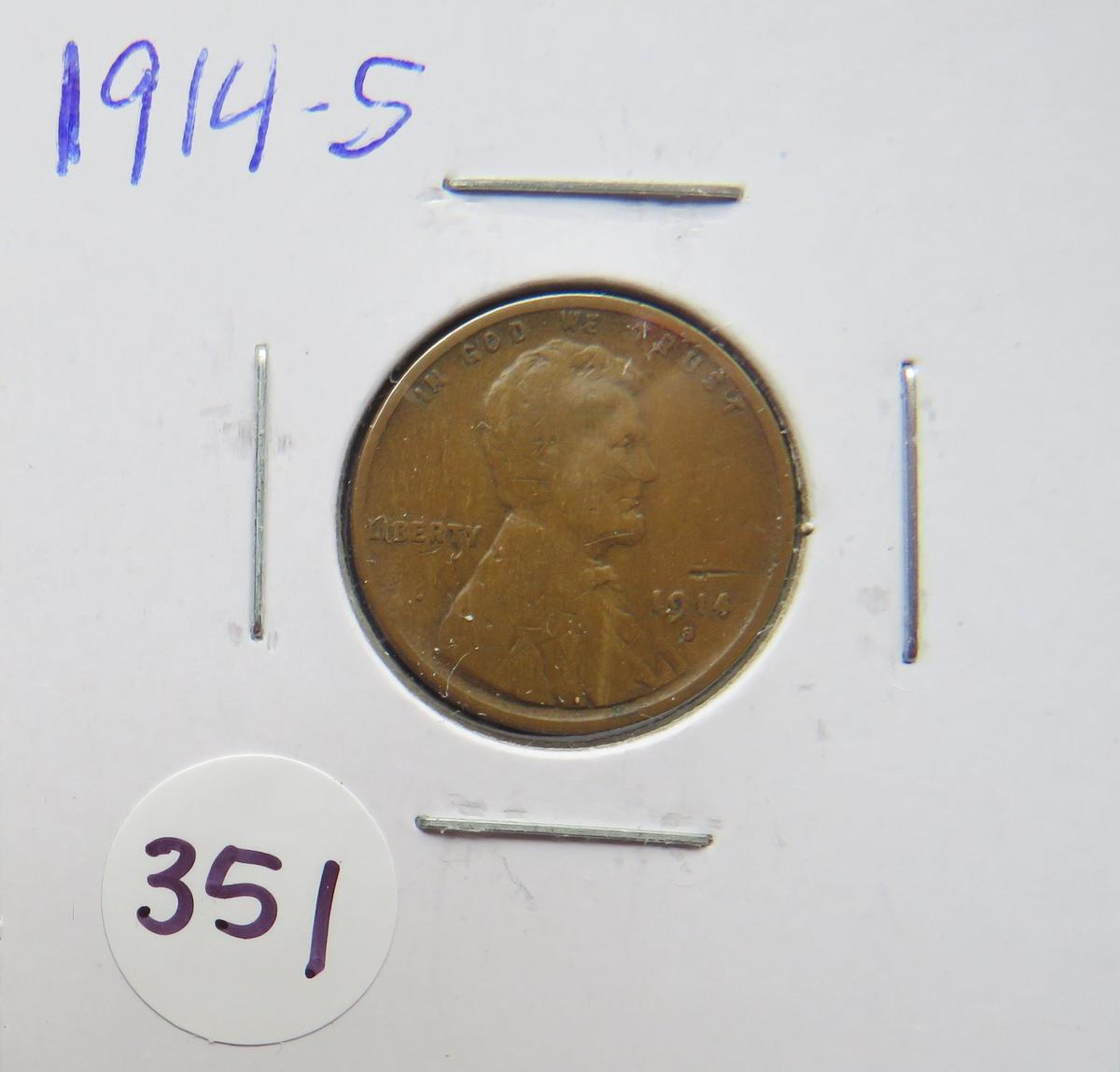 1914-S Wheat Cent