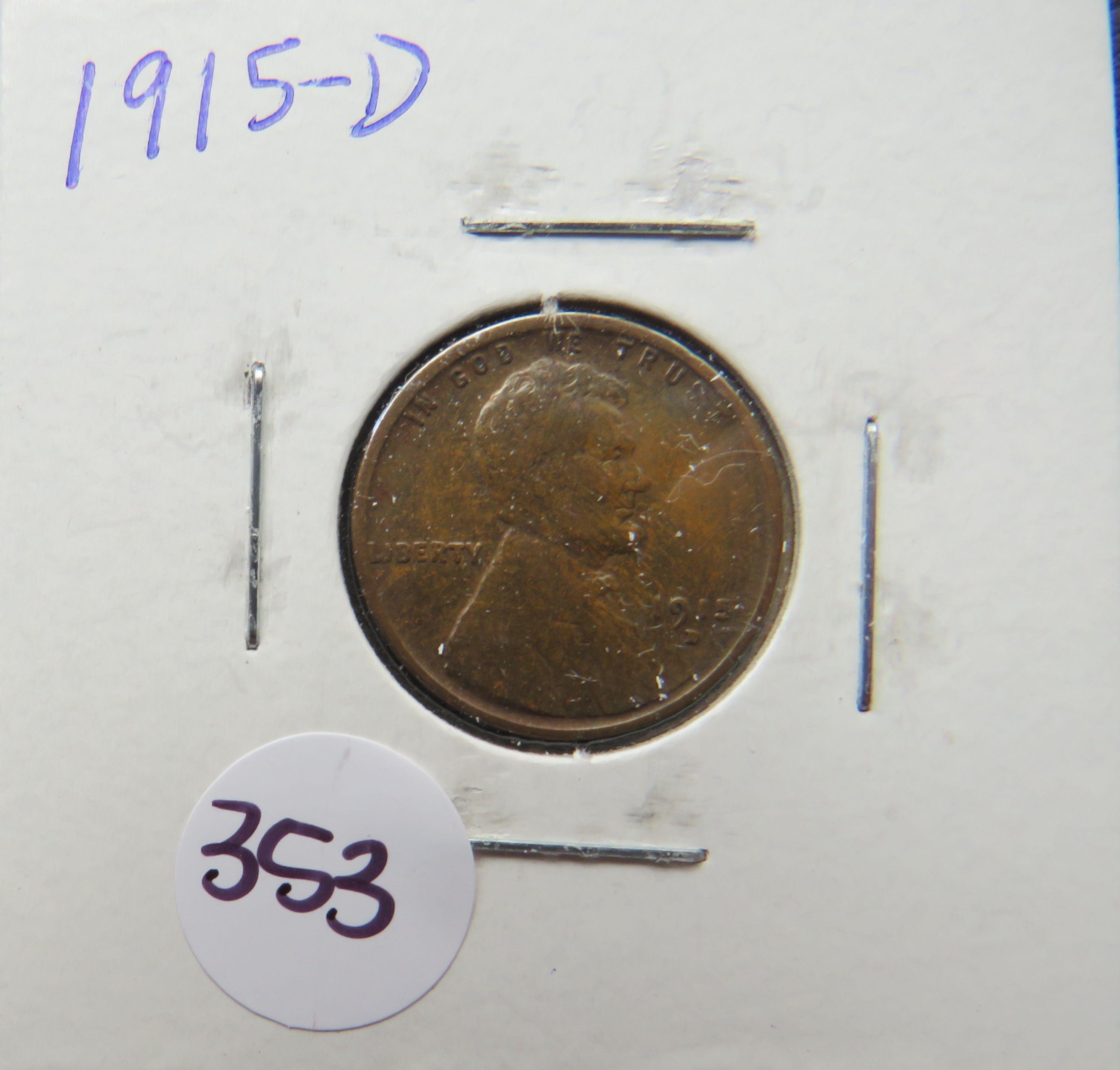 1915-D Wheat Cent