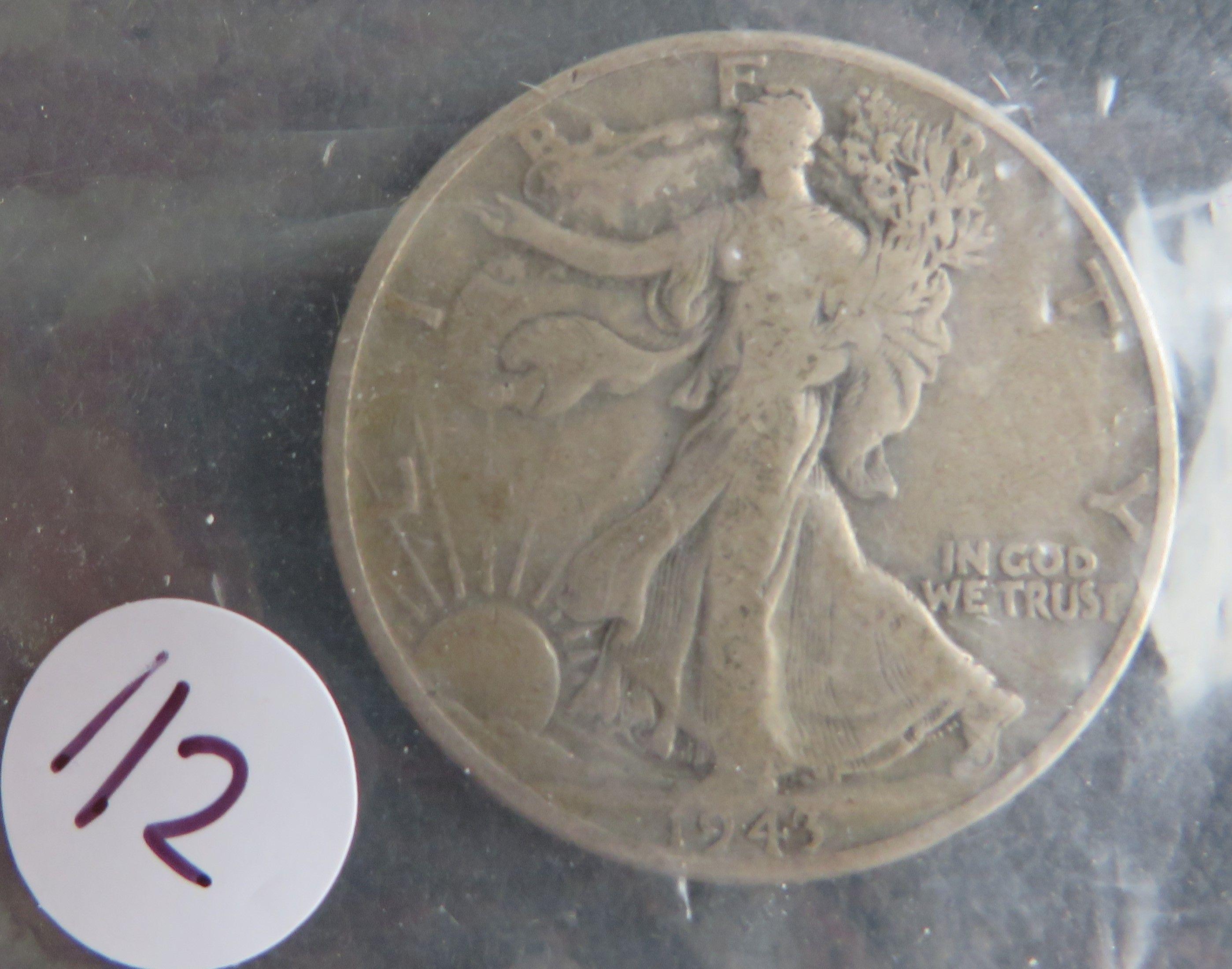 1943- Walking Liberty Half Dollar