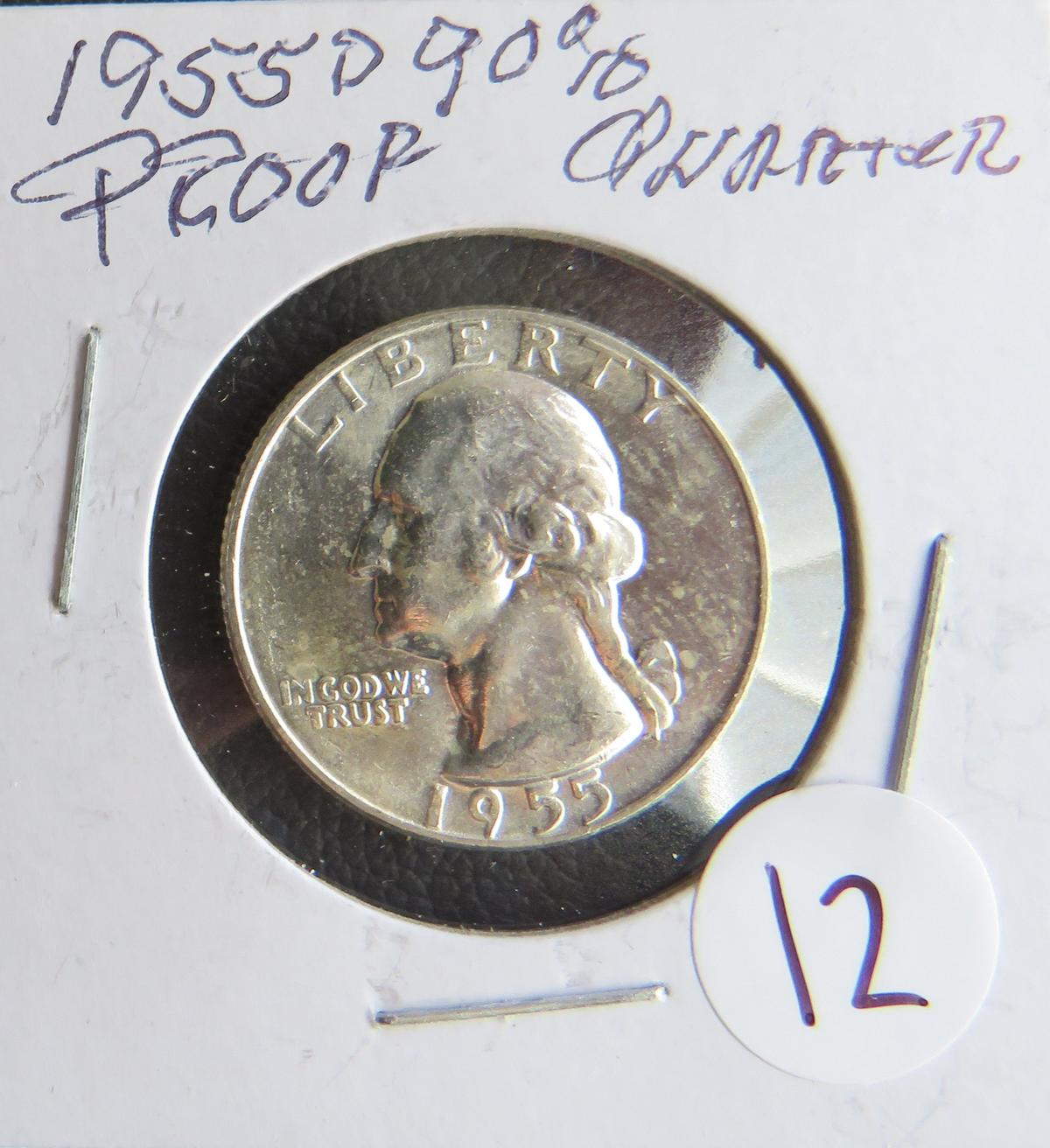 1955-D Washington Quarter