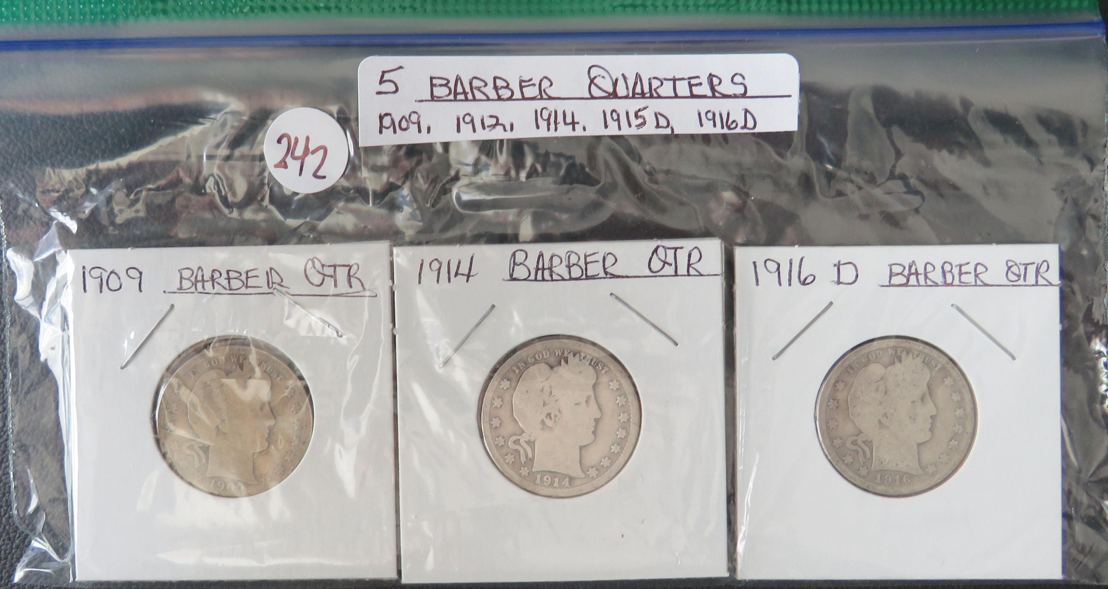 5 Barber Quarters