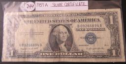 1957-A 1$ Silver Certificate