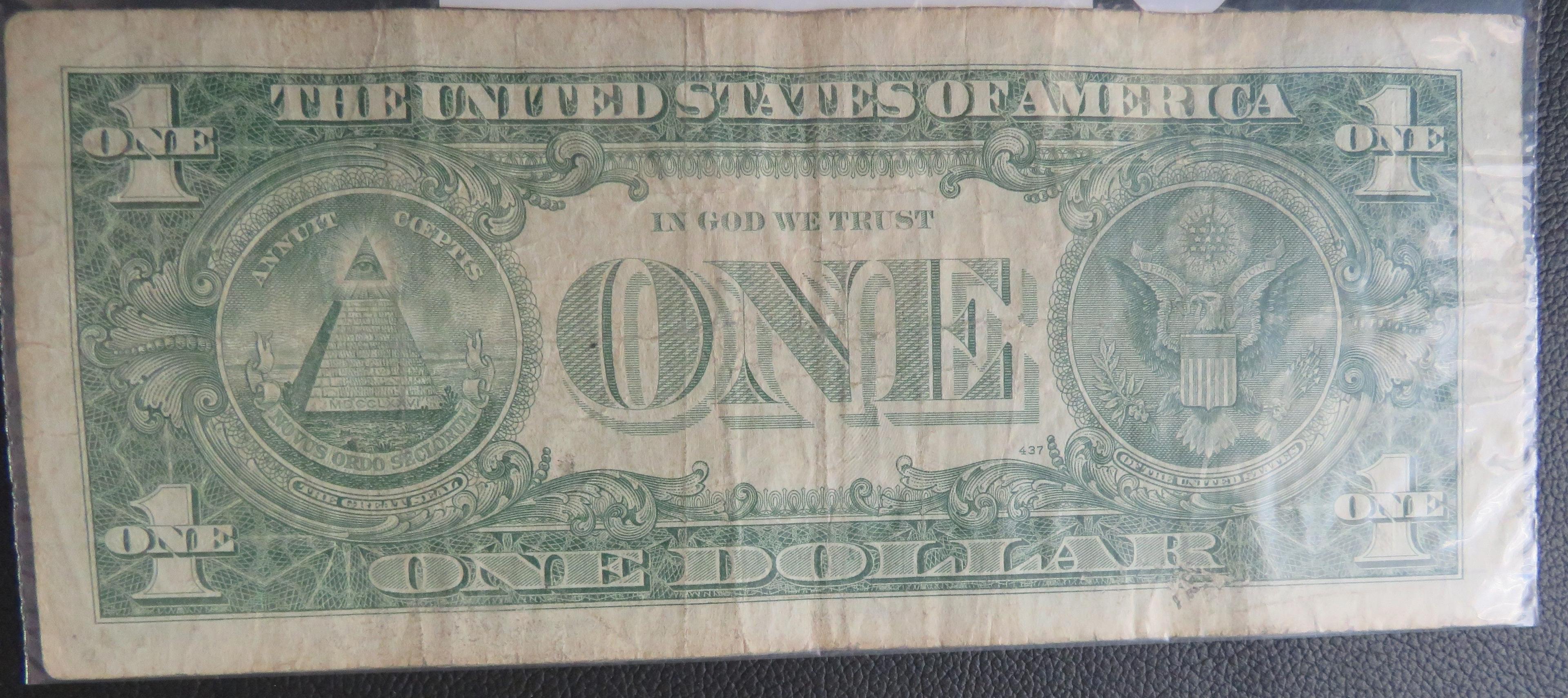 1957-B 1$ Silver Certificate