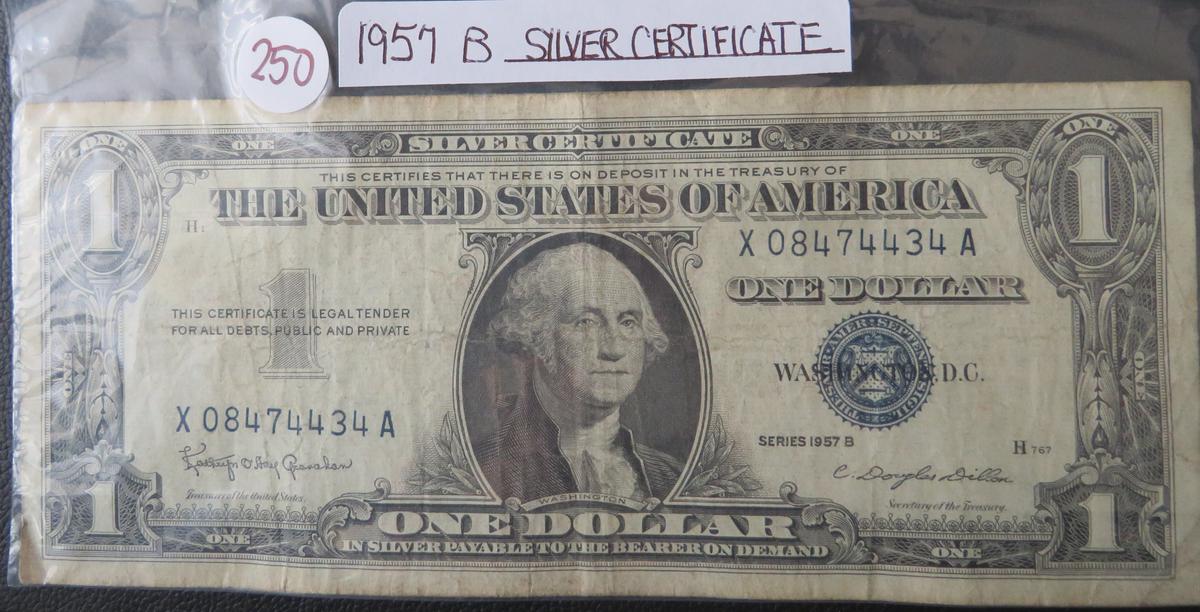 1957-B 1$ Silver Certificate