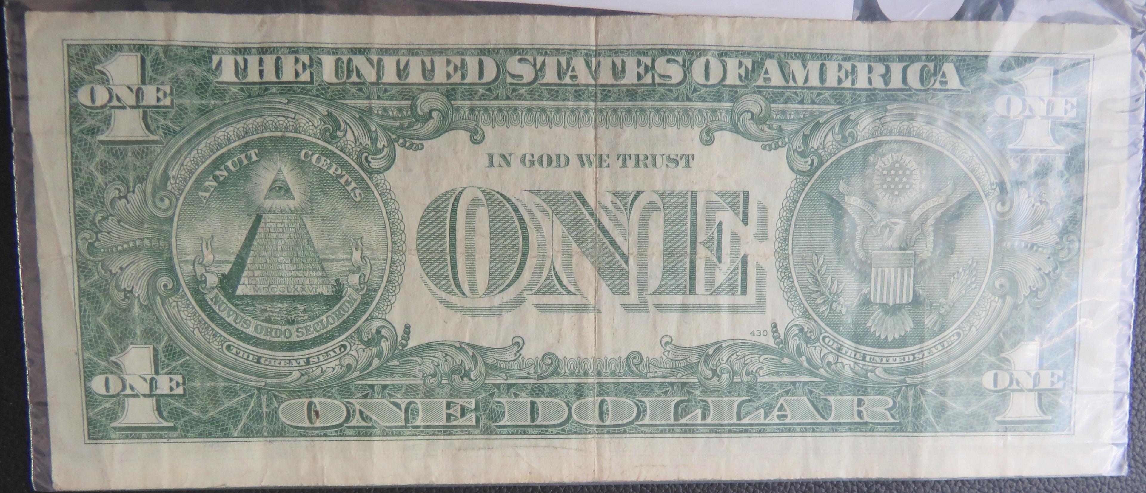 1957-B 1$ Silver Certificate