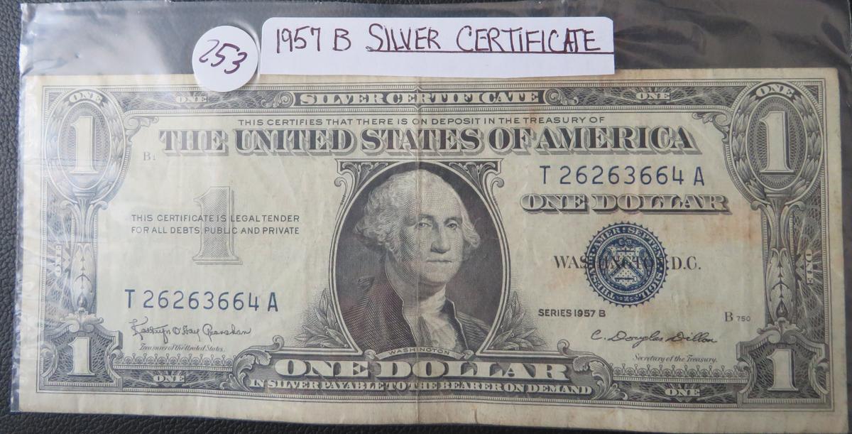 1957-B 1$ Silver Certificate