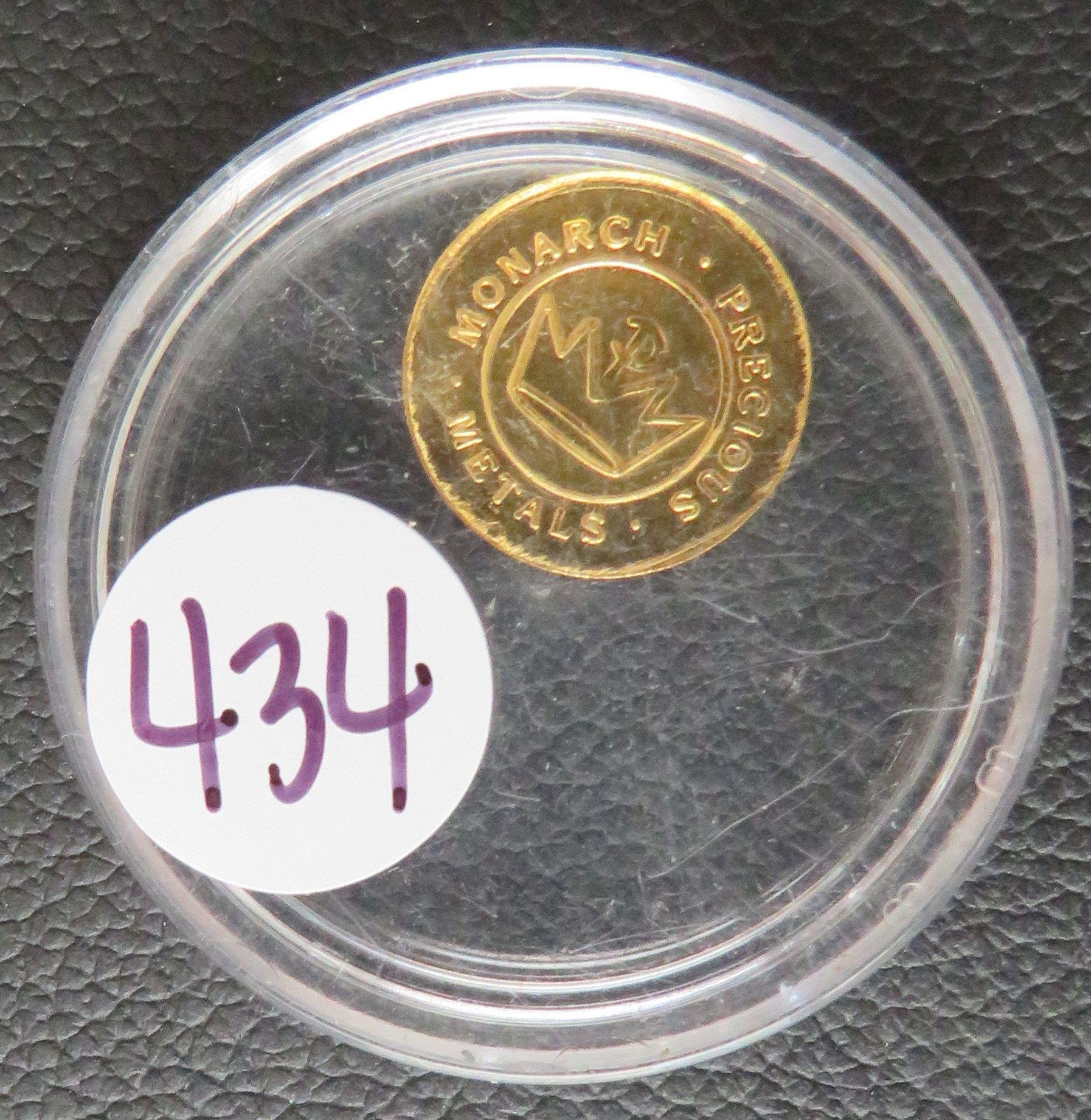 1 gram Gold Round, Ship At Sea