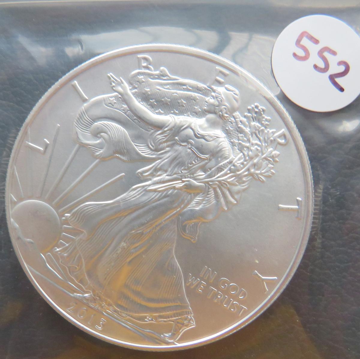 2013- American Eagle Silver Dollar