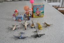 Assortment of toys