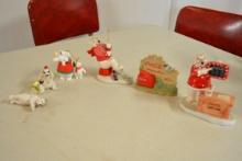 Coke polar bear figurines