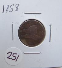 1858- Flying Eagle Cent