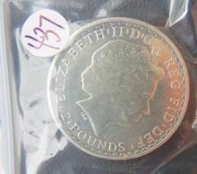 2013- Britannia 2 Pounds Silver