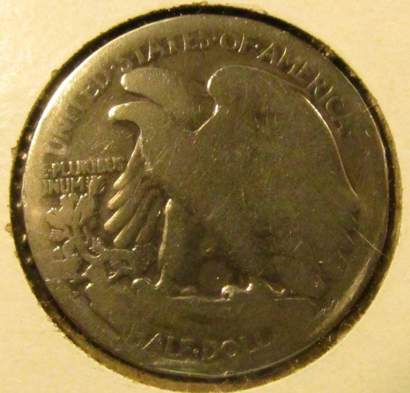 1665 . 1919-D Walking Liberty Half Dollar