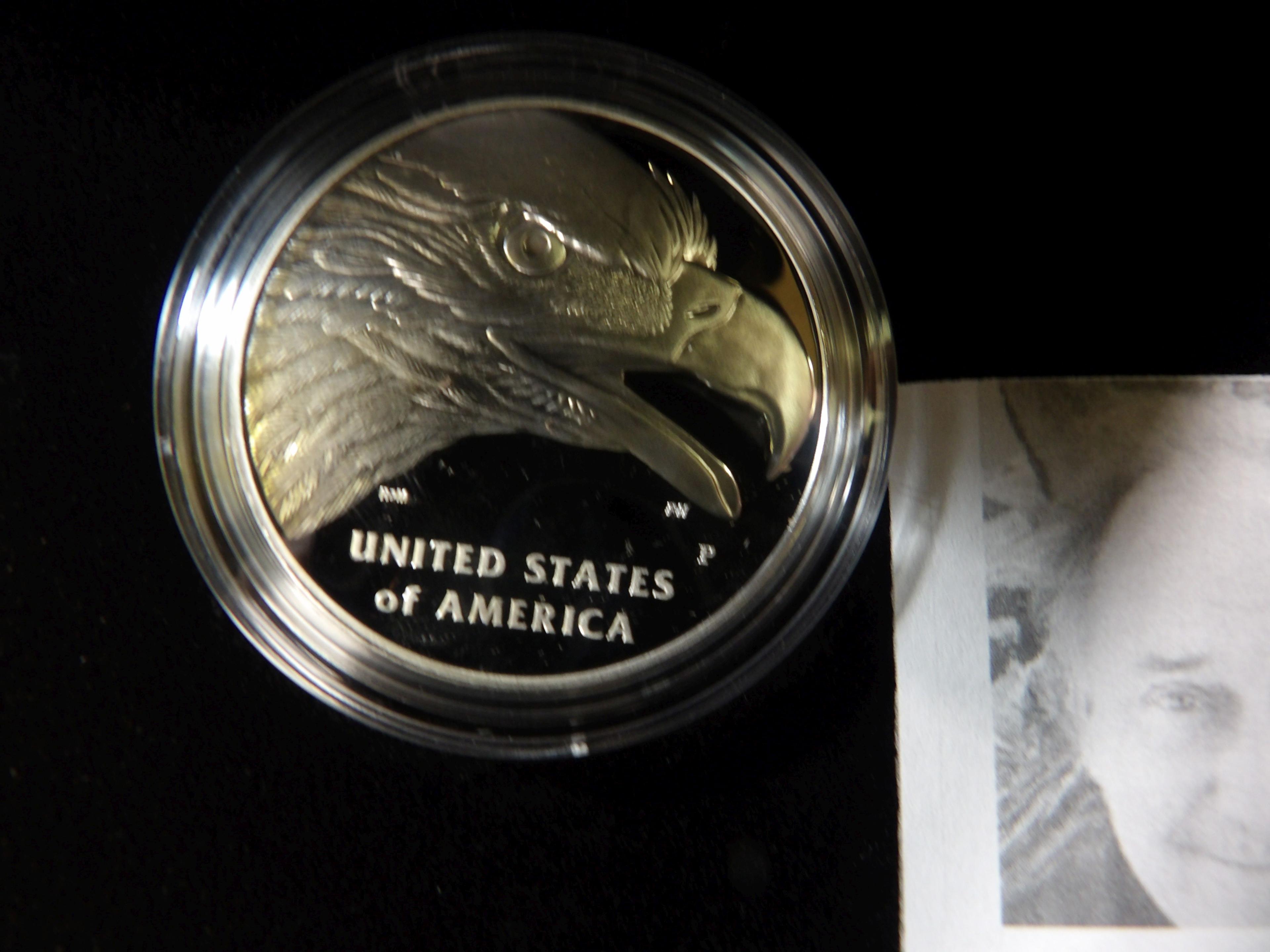 2022 P American Liberty Silver Medal in original box of issue. Contains One Ounce of Proof Struck .9