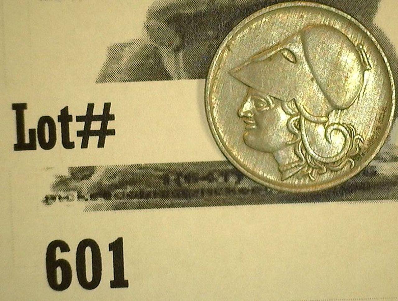 (12) Greek Coins 1922, 1954 10-Lepta, 1926 20-Lepta, (2) 1926, 1954 50-Lepta (2) 1926, 1954 Drachama
